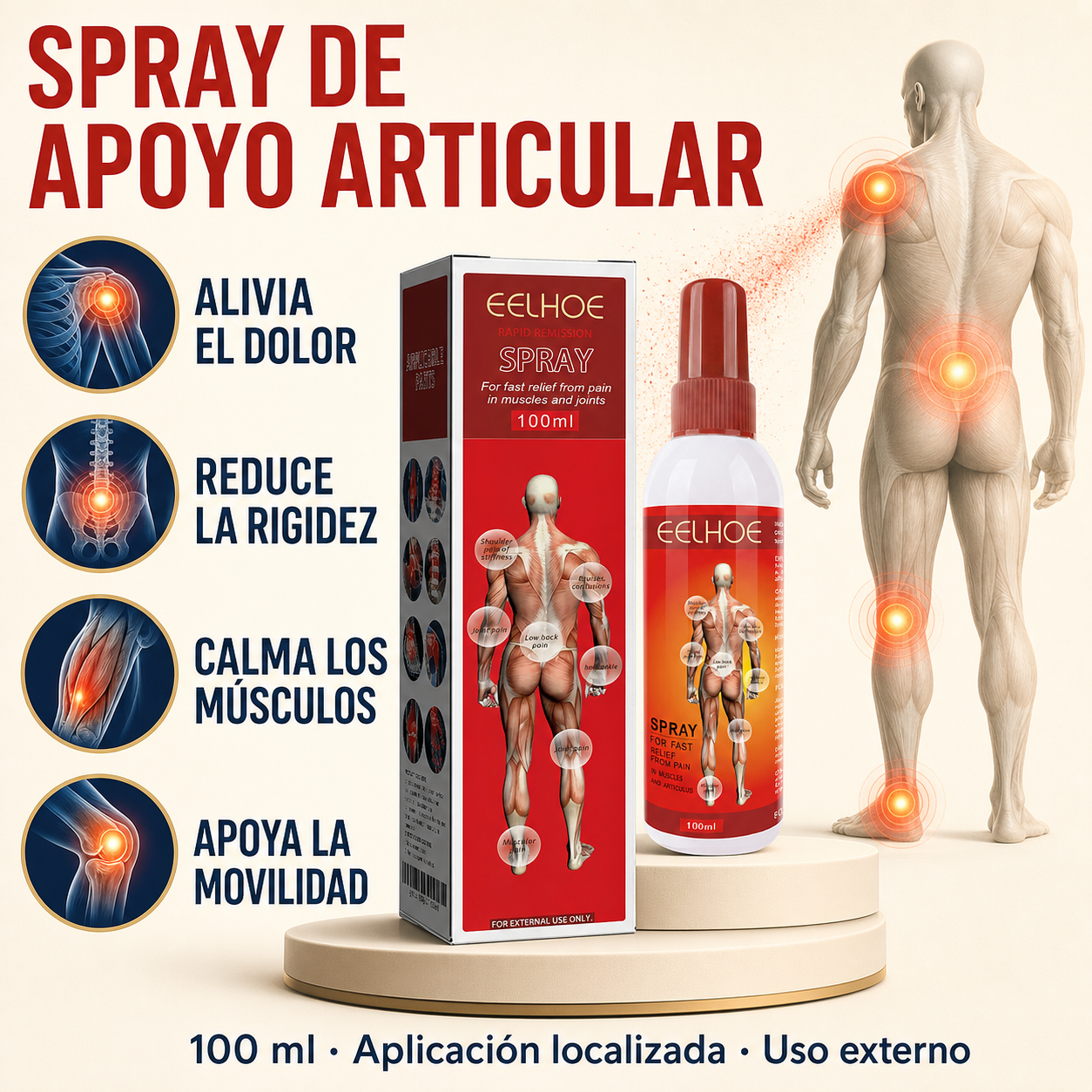 Nutritional Joint Spray — Alivio Rápido para Músculos y Articulaciones-CU