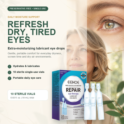Single Use Repair Eye Drops – Soothe Red Eyes, Fix Blurry Cloudy Vision, Gentle Support for Cataract & Glaucoma-CU