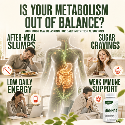Docteat Moringa Leaf Extract Capsules – Daily Metabolic, Immune & Energy Support-CU