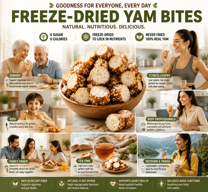 Crispy Yam Bites | Plant-Powered Crunch for Everyday Balance-CU