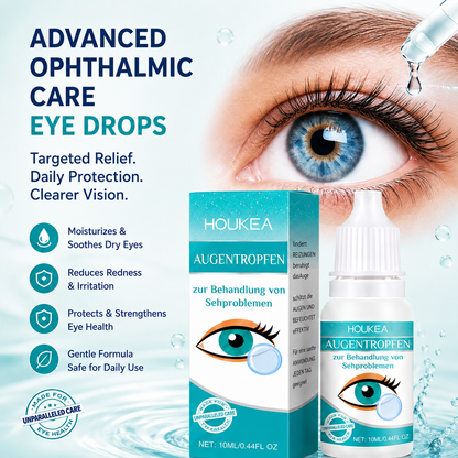 Professional Ophthalmic Care Eye Drops – Advanced Hydration for Dry, Irritated & Tired Eyes  -$AC