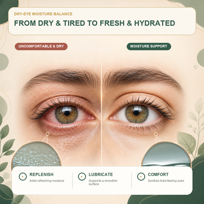 Single Use Repair Eye Drops – Soothe Red Eyes, Fix Blurry Cloudy Vision, Gentle Support for Cataract & Glaucoma-CU