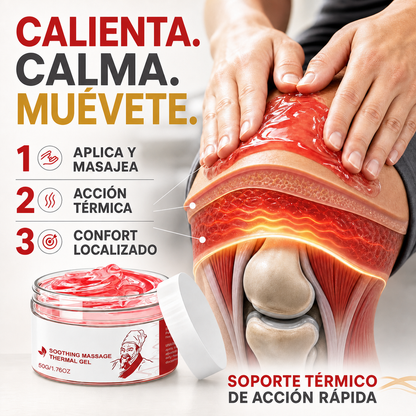 Gel Térmico para Masaje Muscular y Articular | Soothing Massage Thermal Gel-CU