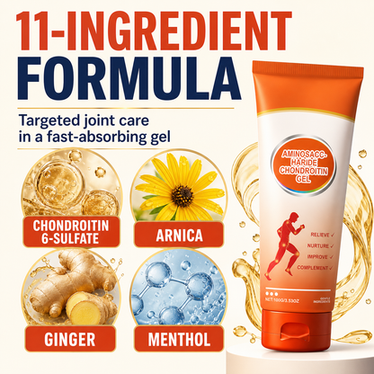 Chondroitin Joint Comfort Gel – Fast-Absorbing Cooling Massage Gel for Knees, Shoulders, Back & More-CU
