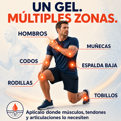 Gel de Condroitina para Articulaciones – Gel Refrescante de Rápida Absorción para Rodillas, Hombros y Espalda-CU