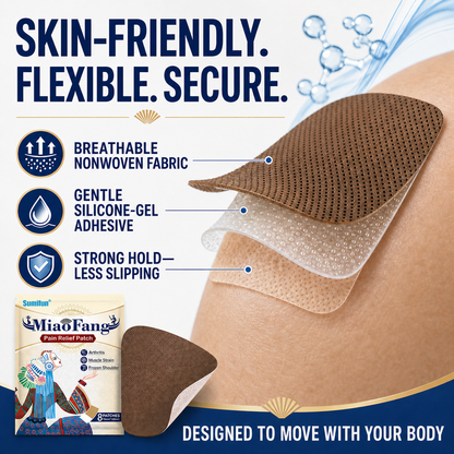 Pain Relief Patch — Warming Herbal Patches for Back, Muscle & Joint Comfort-CU