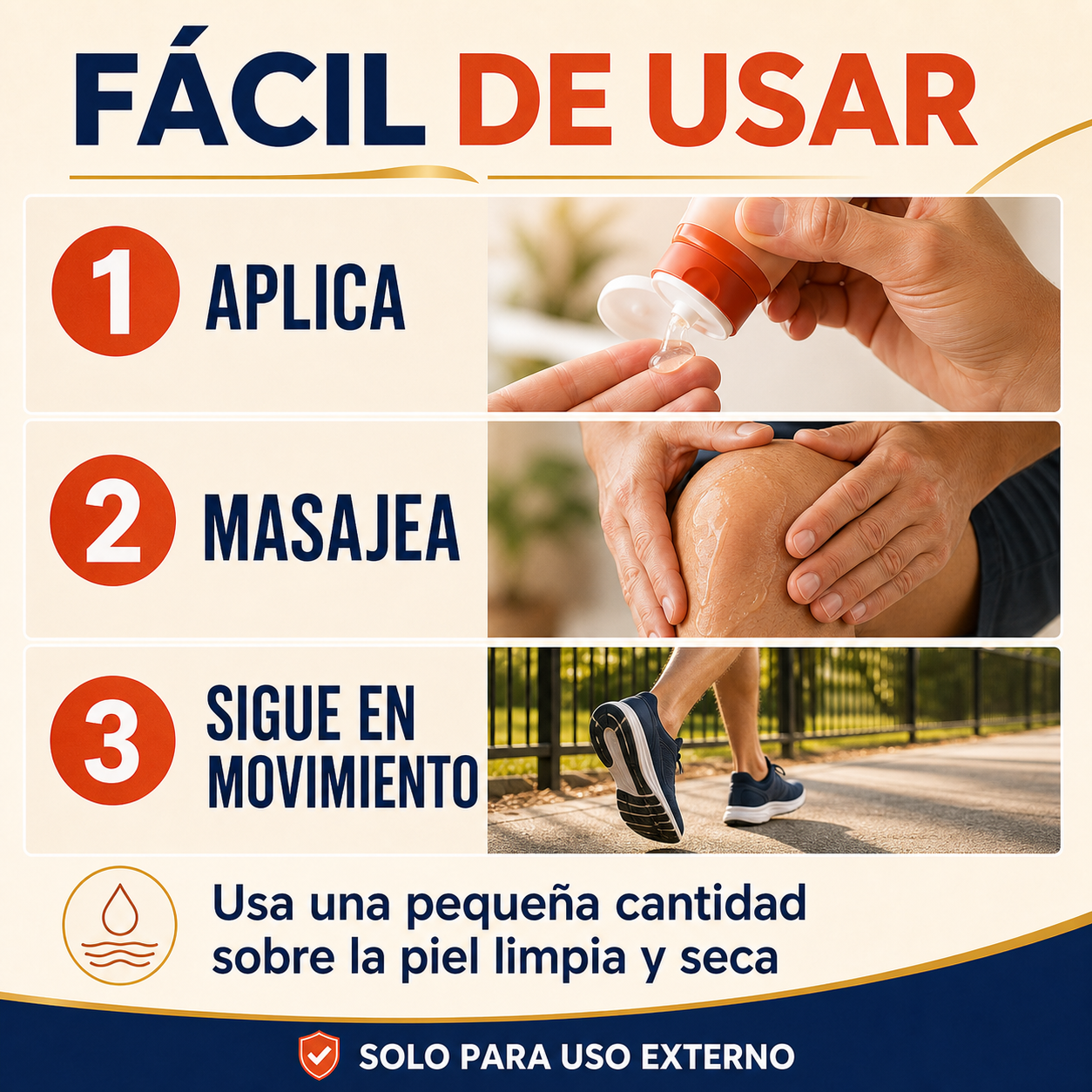 Gel de Condroitina para Articulaciones – Gel Refrescante de Rápida Absorción para Rodillas, Hombros y Espalda-CU