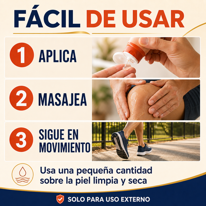 Gel de Condroitina para Articulaciones – Gel Refrescante de Rápida Absorción para Rodillas, Hombros y Espalda-CU