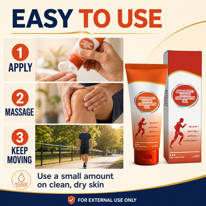 Chondroitin Joint Comfort Gel – Fast-Absorbing Cooling Massage Gel for Knees, Shoulders, Back & More-CU