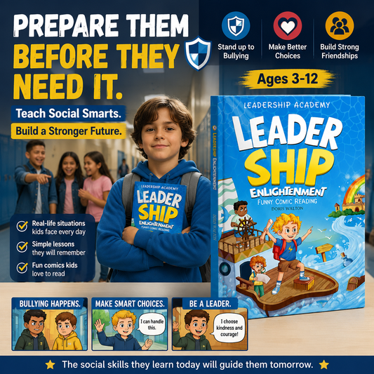 A fun comic book that helps kids learn confidence, communication, kindness, and how to handle difficult social situations-YQ