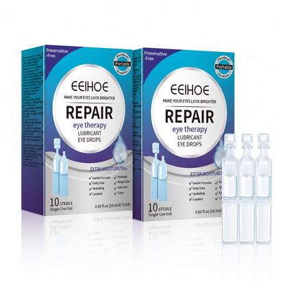Single Use Repair Eye Drops – Soothe Red Eyes, Fix Blurry Cloudy Vision, Gentle Support for Cataract & Glaucoma-CU