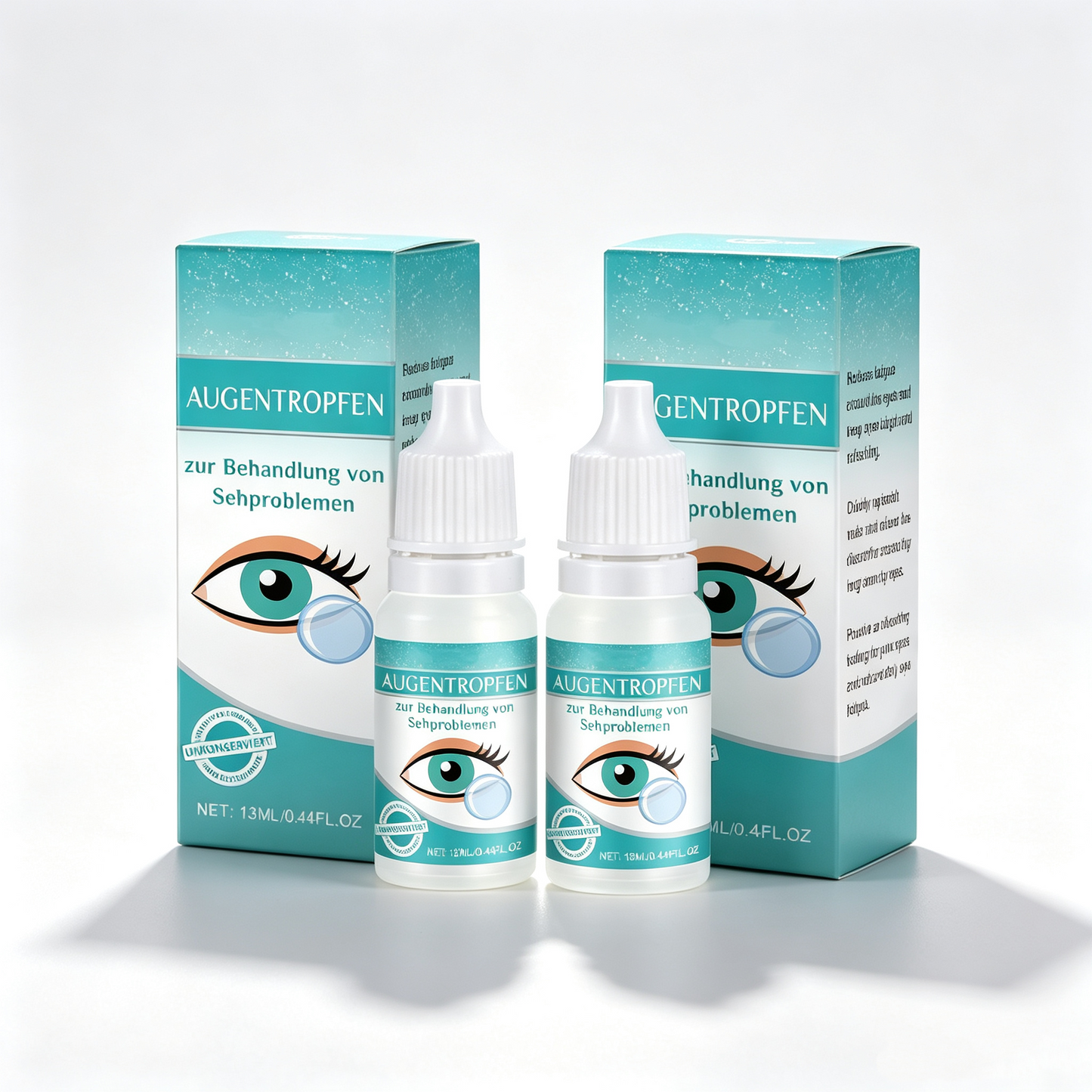 Professional Medical Eye Drops - Hydrating Eye Care Solution for Dry Eyes, Irritation & Eye Fatigue-CU