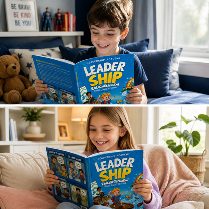 A fun comic book that helps kids learn confidence, communication, kindness, and how to handle difficult social situations-YQ