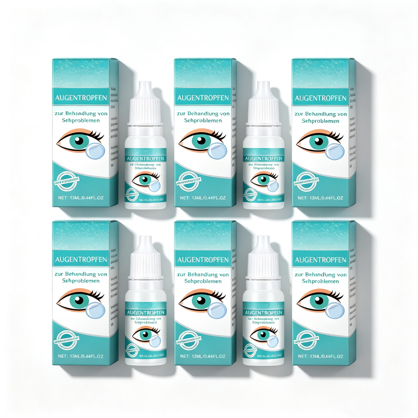 Professional Medical Eye Drops - Hydrating Eye Care Solution for Dry Eyes, Irritation & Eye Fatigue-CU