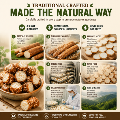 Crispy Yam Bites | Plant-Powered Crunch for Everyday Balance-CU
