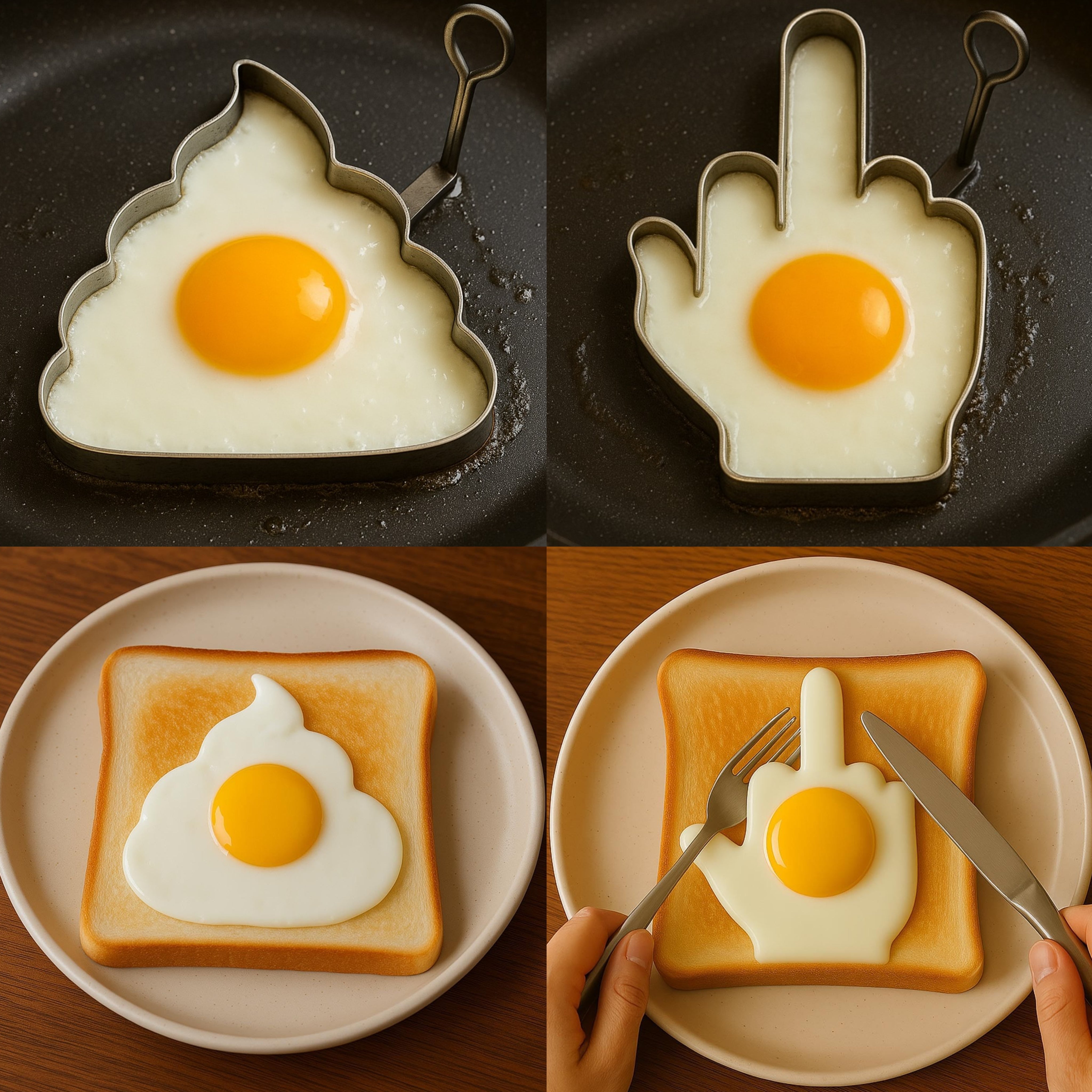 Combination: Middle Finger + Shit (2pc)