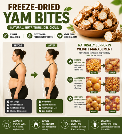 Crispy Yam Bites | Plant-Powered Crunch for Everyday Balance-CU