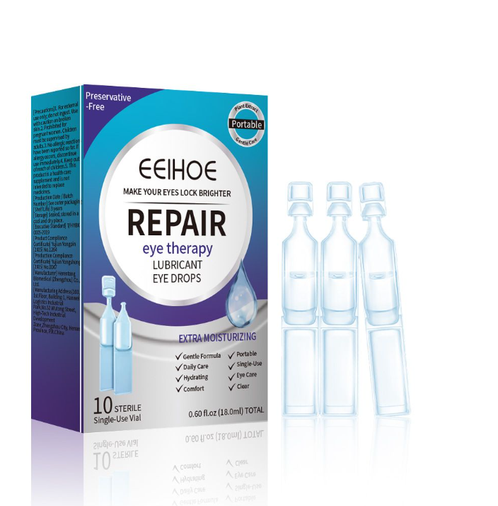 Single Use Repair Eye Drops – Soothe Red Eyes, Fix Blurry Cloudy Vision, Gentle Support for Cataract & Glaucoma-CU